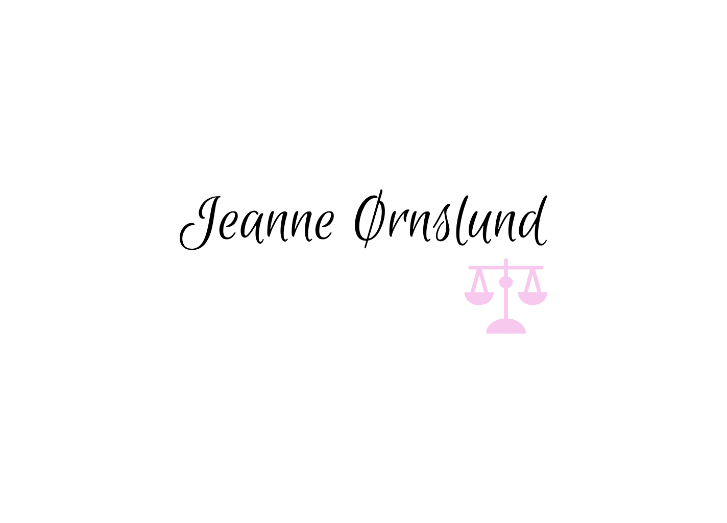 Jeanne Ørnslund terapi
